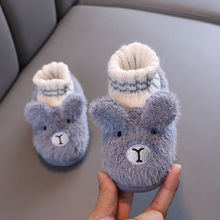 嬰兒保暖鞋寶寶棉拖包跟嬰兒童棉鞋冬防滑1-3歲2男童女童小孩毛絨