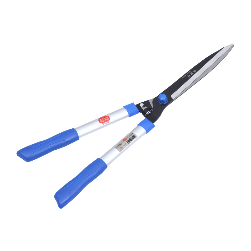 Tijeras de césped de jardín de vid verde Tijeras de acebo Tijeras de aleación de aluminio Fábrica en stock Tijeras de césped de jardín verde