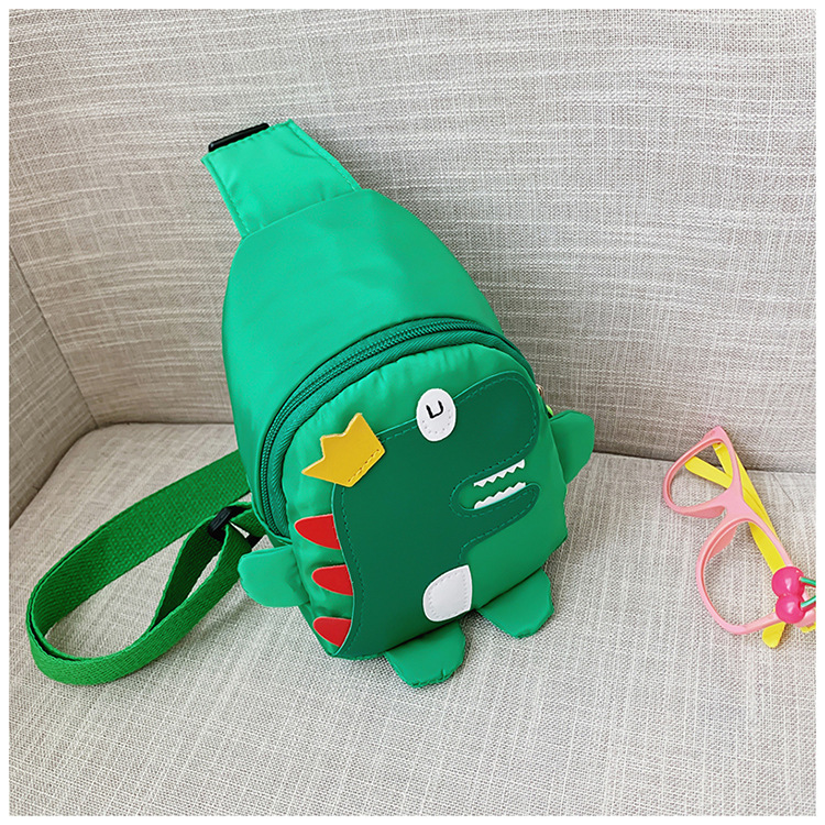 Bolsos para niños, lindos hombres y mujeres de moda, niños, estilo occidental, princesa, mini dinosaurio, dibujos animados, bolso de pecho de mensajero para bebé de un solo hombro