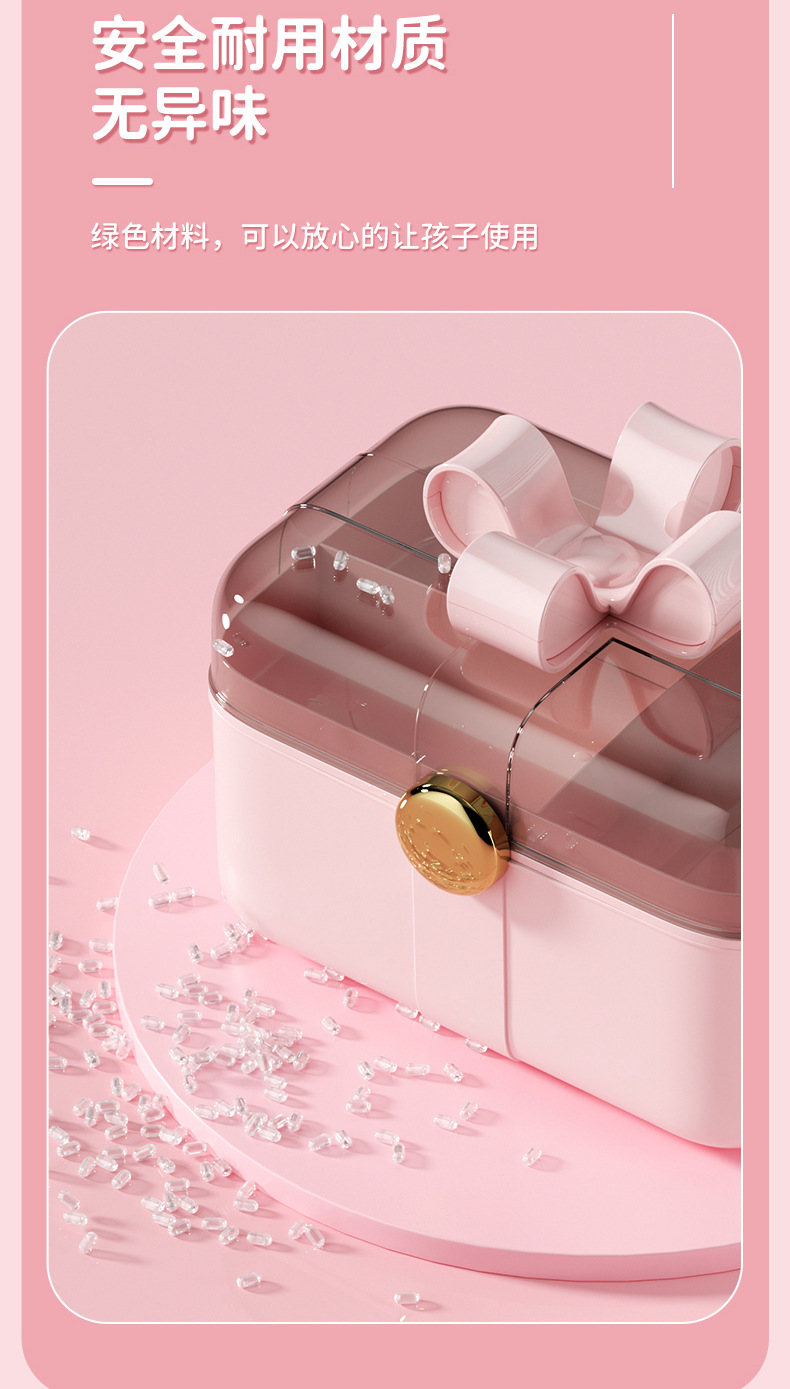 家用大容量儿童头饰整理盒