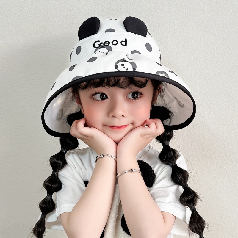 Sombrero para el sol para niños Sombrero de techo vacío de aleros grandes de verano Sombrero para el sol lindo Sombrero de protección solar resistente a los rayos UV para bebés para hombres y mujeres