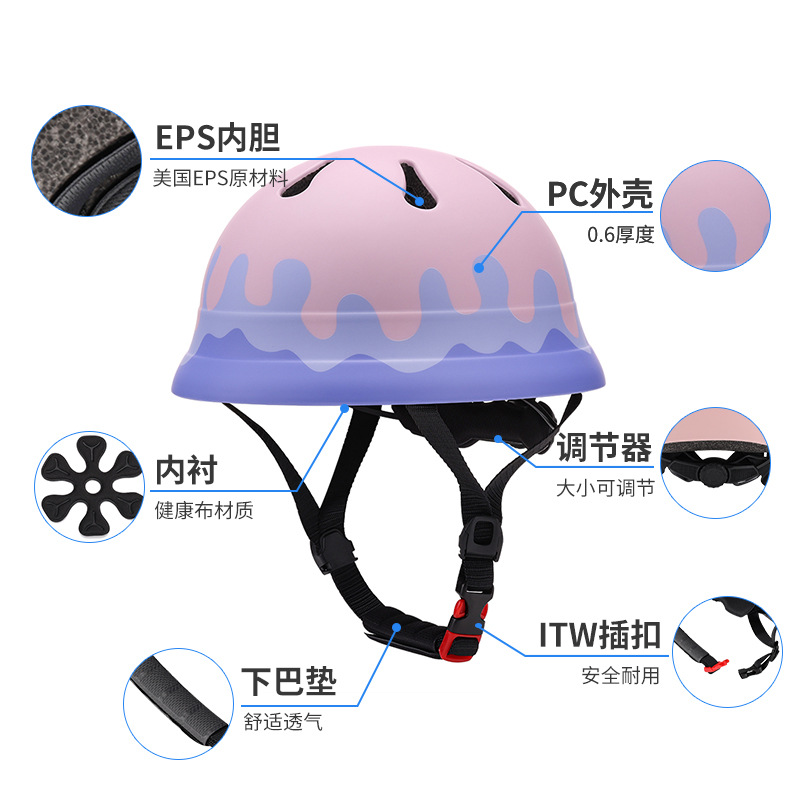 新型赤ちゃんヘルメット子供夏バランススクーター赤ちゃんヘルメット転倒防止自転車子供ヘルメット