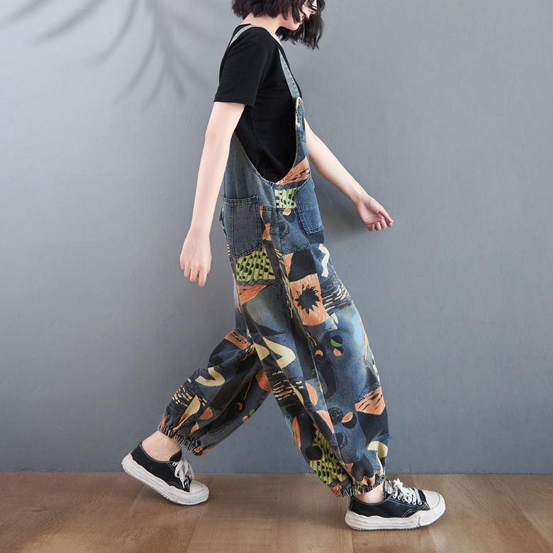 Women's Loose Plus Size Jumpsuit Image 6