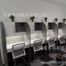 厂家直批沉浸式自习桌自习室书桌一对一培训桌自习桌封闭室自习桌