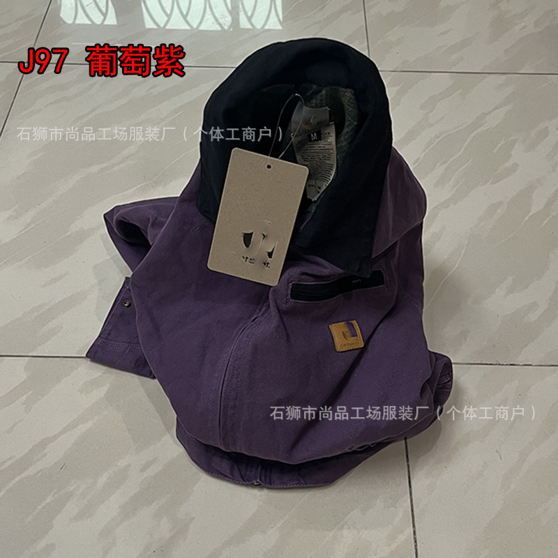 正確版カハT新型J97デロイト重工業水洗いジャケット男性アメリカの定番コートカップル同金