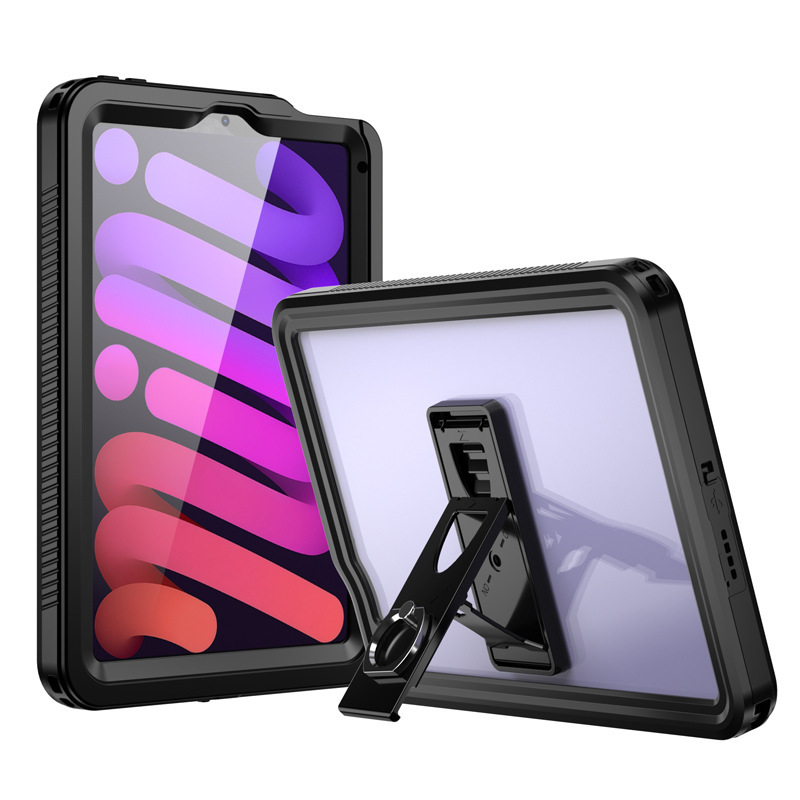 Suitable for Apple ipadmini6/7 Waterproof Case Full Transparent Drop-resistant IPad Mini 7 Waterproof Protective Case