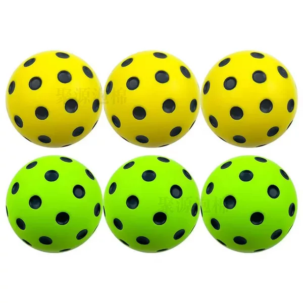Pu Foam Sponge 74mm Silent Pickleball Polyurethane Foam High Elastic Spot Ball Pu Sponge Pickleball