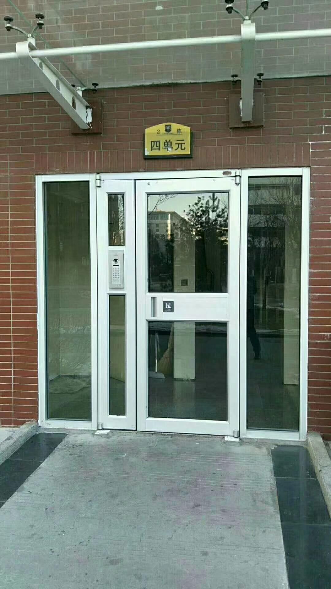 云南单元门生产 不锈钢单元入户门定制 小区入户刷卡门尺寸