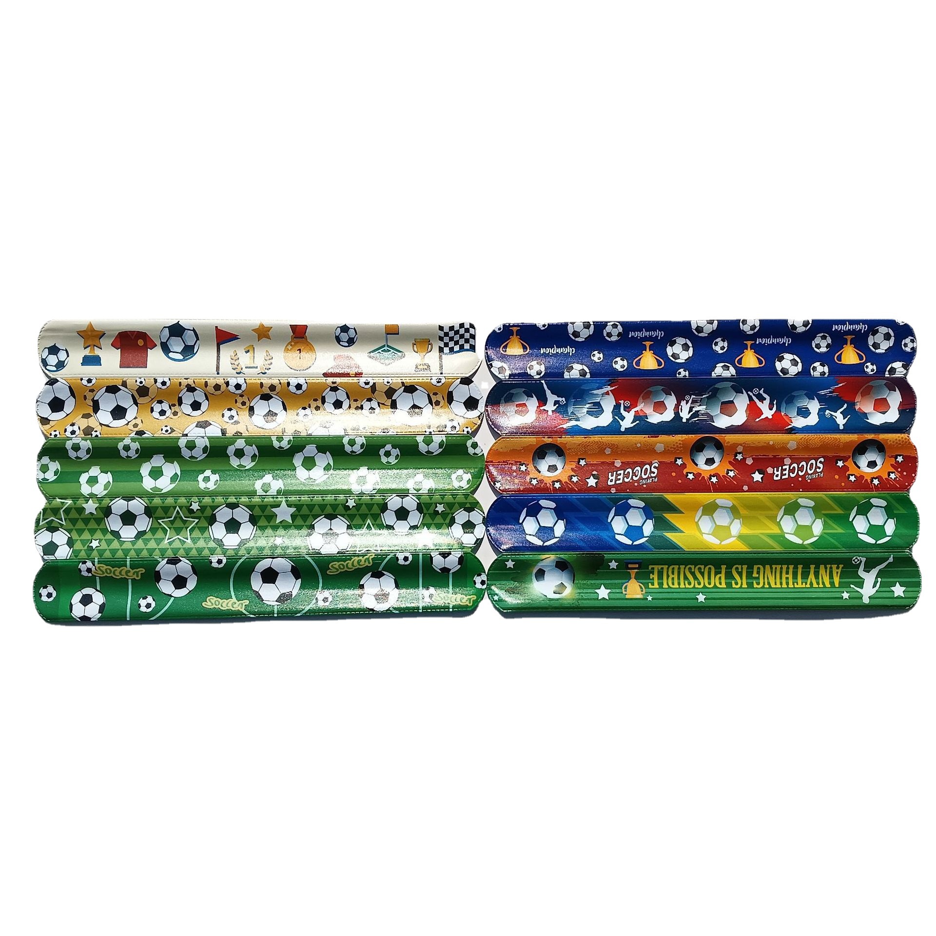 Fiesta temática de fútbol brazalete de collar de fútbol brazalete de decoración de fútbol deporte de fútbol brazalete de collar de fútbol