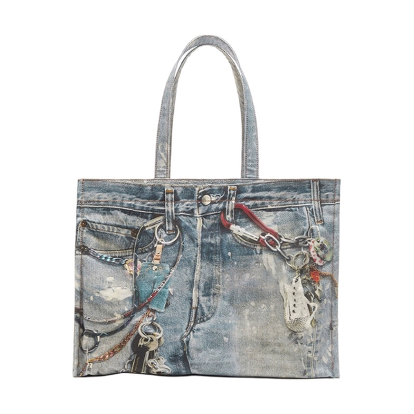 Denim bag, 47×17×35cm