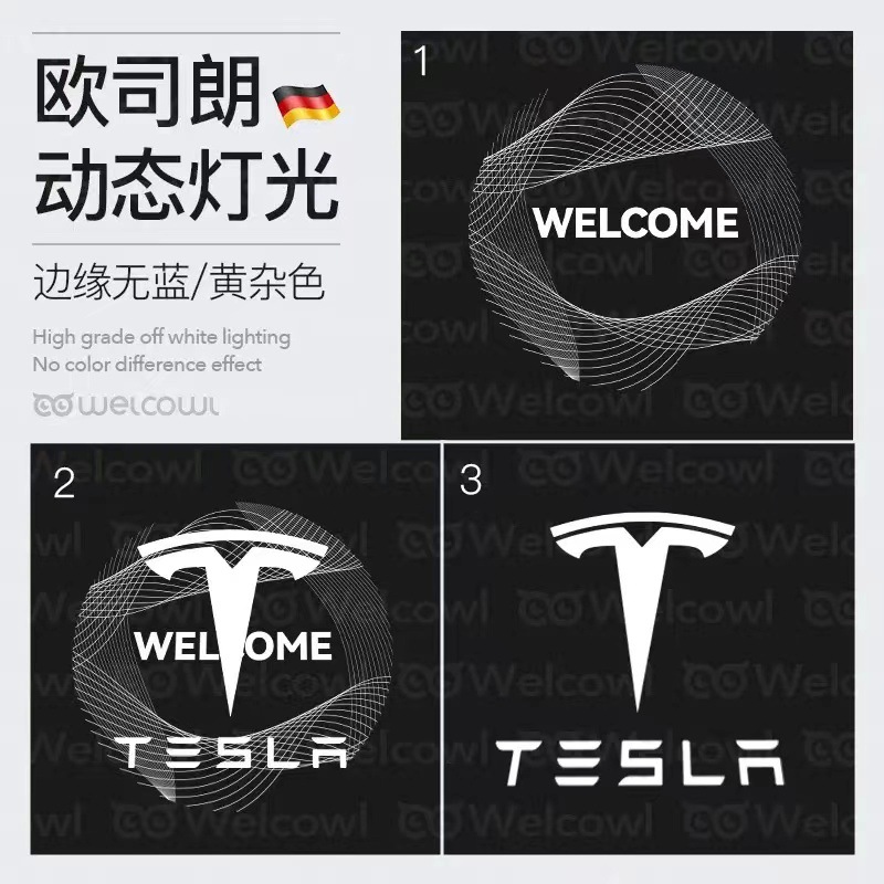 Aplicable a Tesla Model3 Model X Model S Y Luz de proyección de doble lente