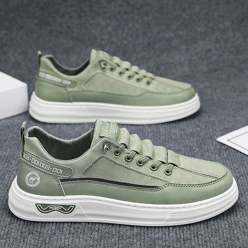 Zapatos de deporte para estudiantes, zapatos de hombre, primavera y verano 2025, nuevos zapatos de moda de tela de paraguas de todo fósforo, zapatos deportivos casuales transpirables para hombre