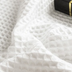 無印日式良品毛巾浴巾純棉吸水面巾家用蜂窩紋手巾洗臉巾全棉純色