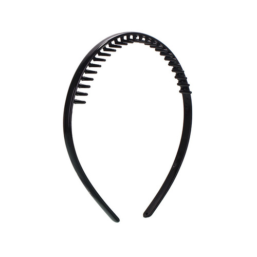 Black plastic hairband twist rod national style head buckle New Year Christmas DIY headband elementary school student hair band 
