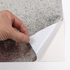 Kitchen stickers, cabinet oil fume stickers, anti fouling and oil proof stickers, waterproof, moisture-proof and high-temperature resistant orange peel aluminum foil thick stickers