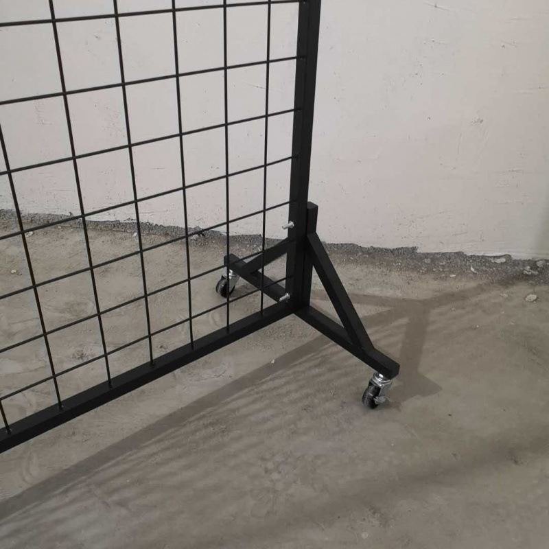 立式铁艺网架落地移动网片铁丝网格网架饰品架照片墙饰品架挂网厂