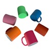 11oz colorful glaze ceramic cup hand -sensing rubber paint Mark cup hot -raising fluorescent transfers coating Mark cup