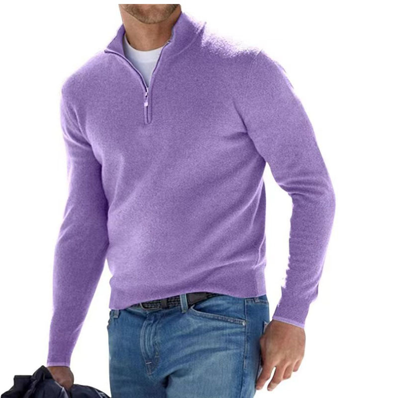 Maglione caldo da uomo a maniche lunghe SHFY 2023, vestibilità slim, maglietta da corsa_voghion.com