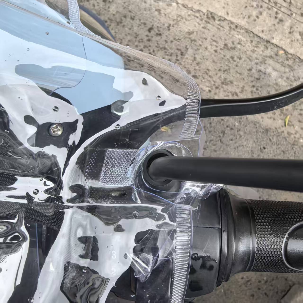 Matching Electric Motorcycle Handlebar Cover, Winter Warm Waterproof Cover, Battery Car Gloves, Windproof Thickeneded Cotton Gloves