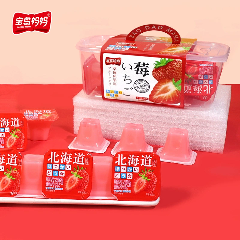 A Treasure Island Mom Hokkaido Jelly Pudding 330 grams 11 grains of Taiwanese casual snack children's food wholesale import