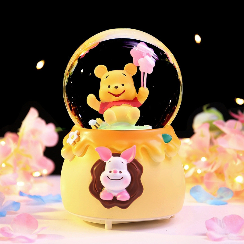 クリエイティブギフト回転トロイの木馬クリスタルボール誕生日プレゼント振り子友達ユニコーンオルゴール卸売りプレゼント|undefined