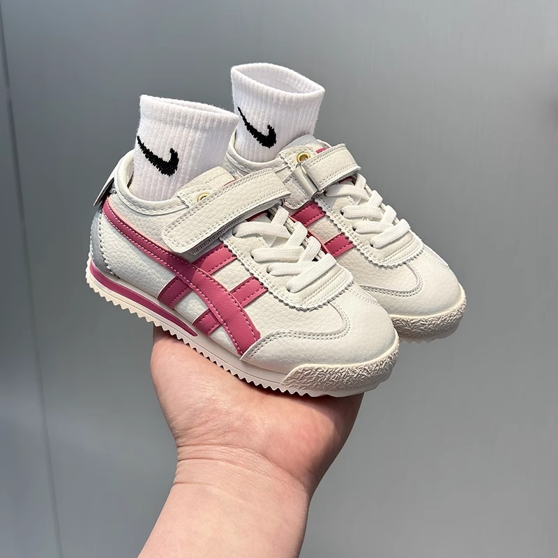 女の子の靴フォレスト・ガンプの靴 2025 春と秋の新しいベビースニーカー中型および大型子供用スポーツシューズソフトソールの白い靴|undefined