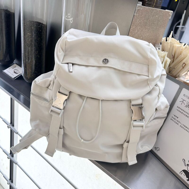 lululemon双肩包女wunderlust14L盖帽双肩背包书包大容量露露女包|undefined