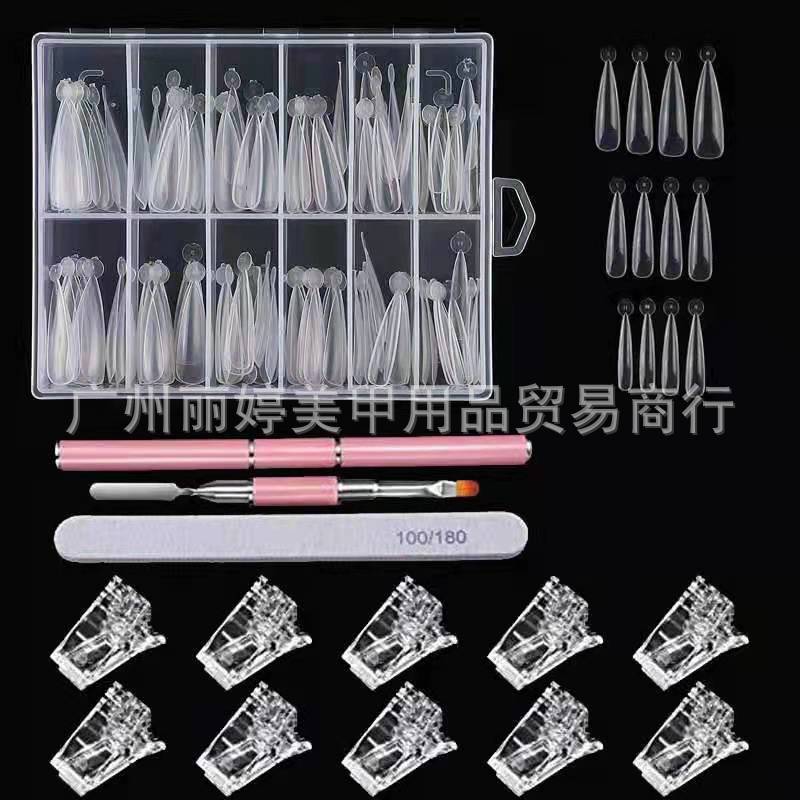 Foreign Trade Nail Extended Tool Set 10PCS Crystal Crystal Pack…
