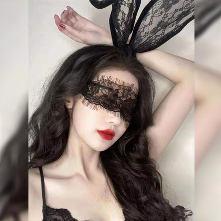 Sexy lingerie accessories Halloween bunny girl oversized long bunny ears party bar photo headband headband