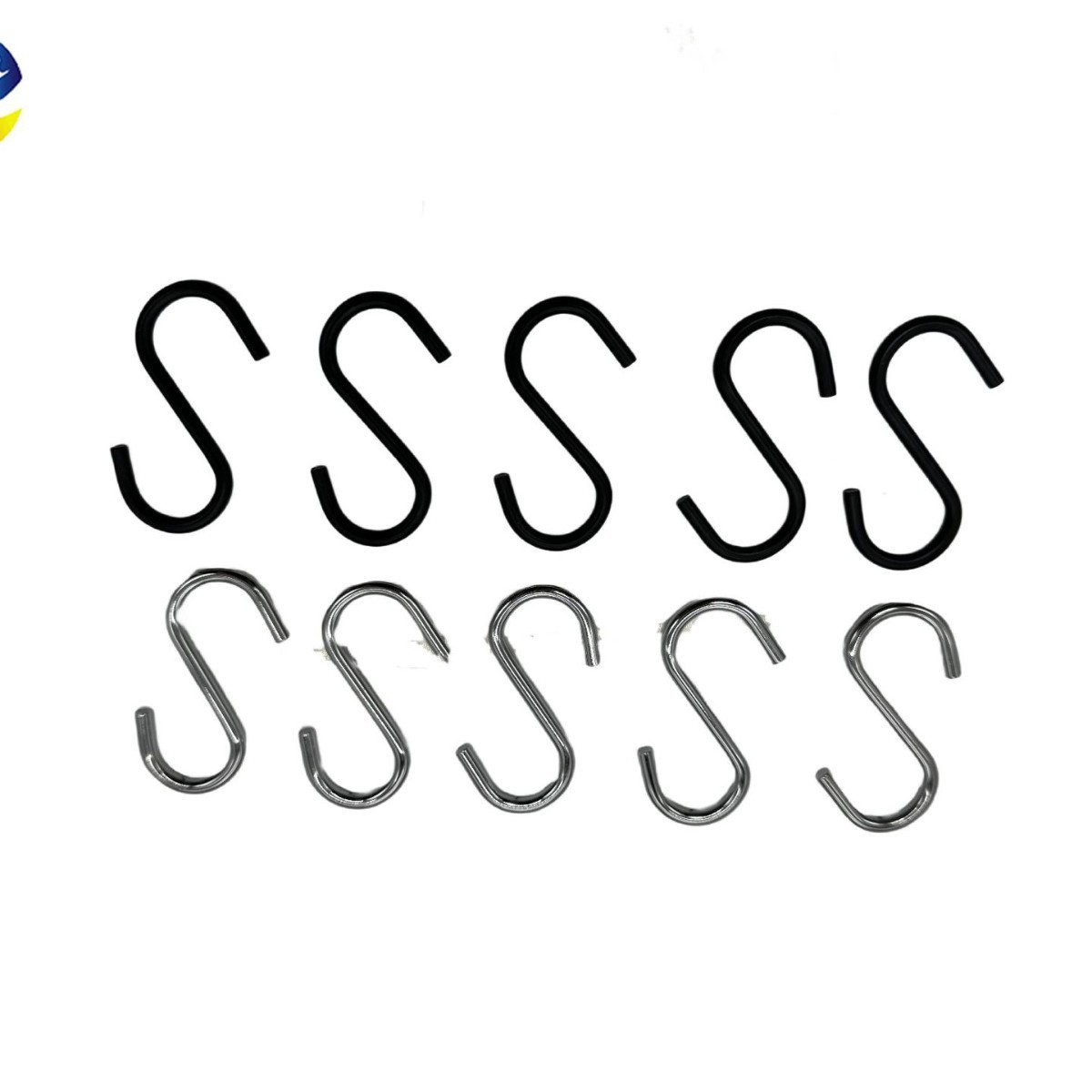 亚马逊热销同款黑色S钩 铁钩  厨房简易挂钩 金属钩