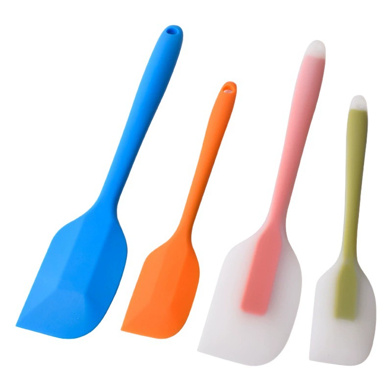 Универсальная полупрозрачная Ручка Силиконовый скребок для масла скребок для перемешивания крема скребок для выпечки торта шпатель инструмент
