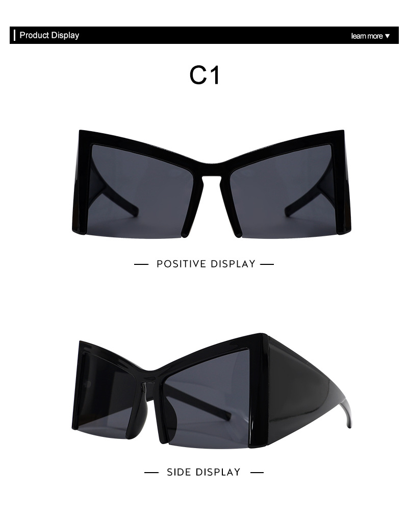 Simple Style Classic Style Solid Color Pc Special-Shaped Mirror Half Frame Glasses display picture 2