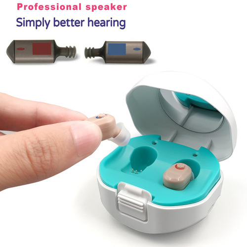 Cross-border new TWS in-ear hearing aid charging box hearing aids English overseas version set hot sale