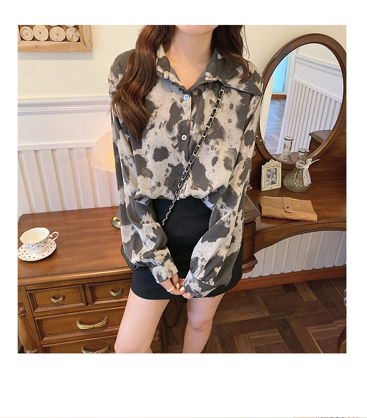 loose long-sleeved shirt Nihaostyles wholesale clothing vendor NSFYF76636