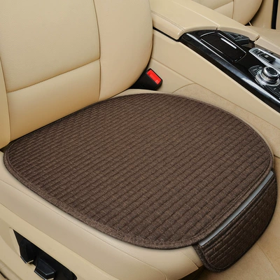 three-piece factory direct non-slip – Seat cushion, seat cover - brown-square-mat