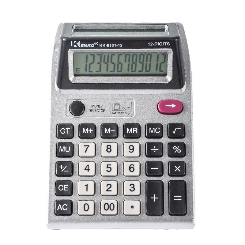 Calculadora de escritorio de 12 dígitos de doble pantalla de escritorio mayorista contabilidad financiera oficina especial 8101 computadora