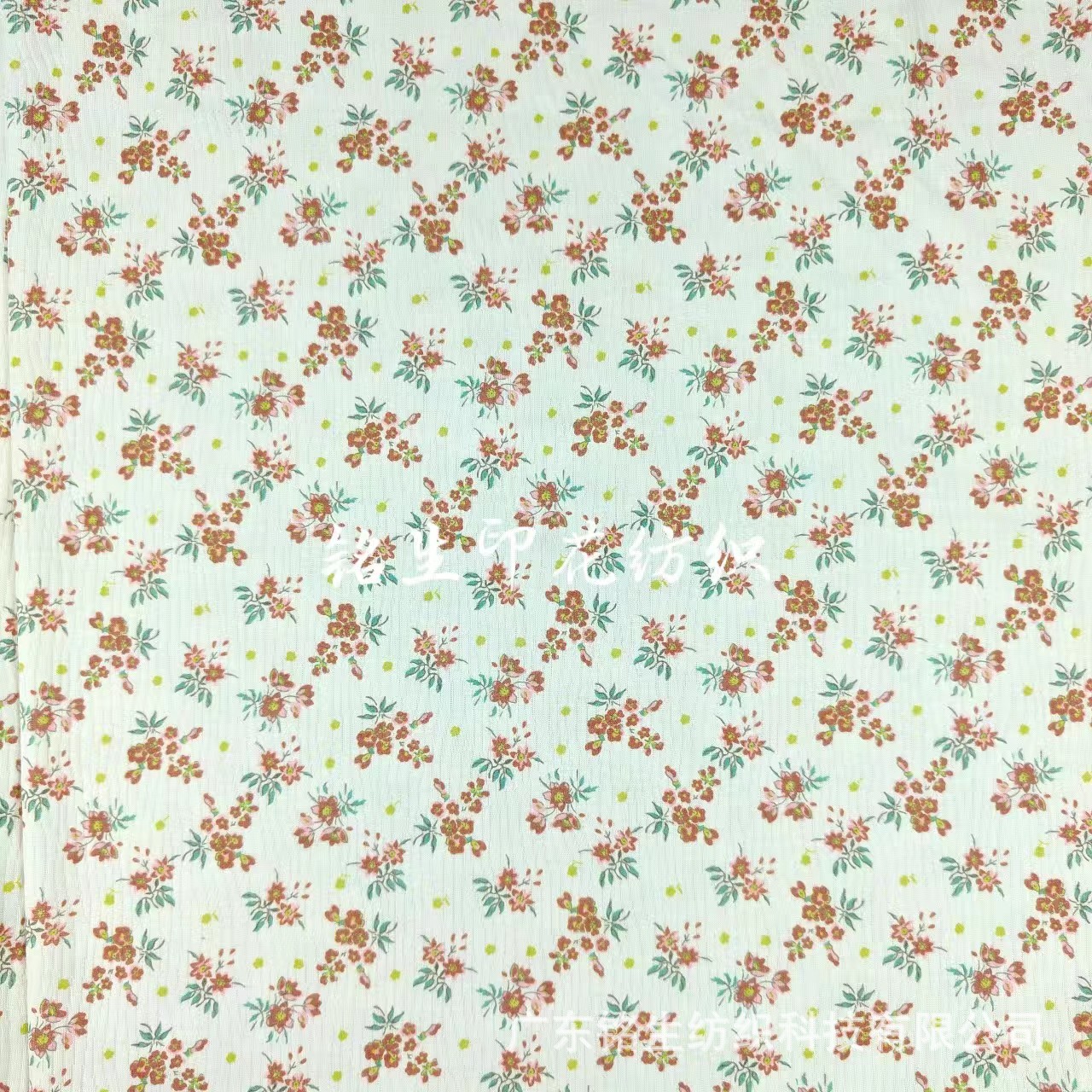 时光对角 提花数码印花 女装家居服婴幼童面料 现货提花布料针织