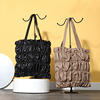 Fashionable retro polyurethane small design one-shoulder bag