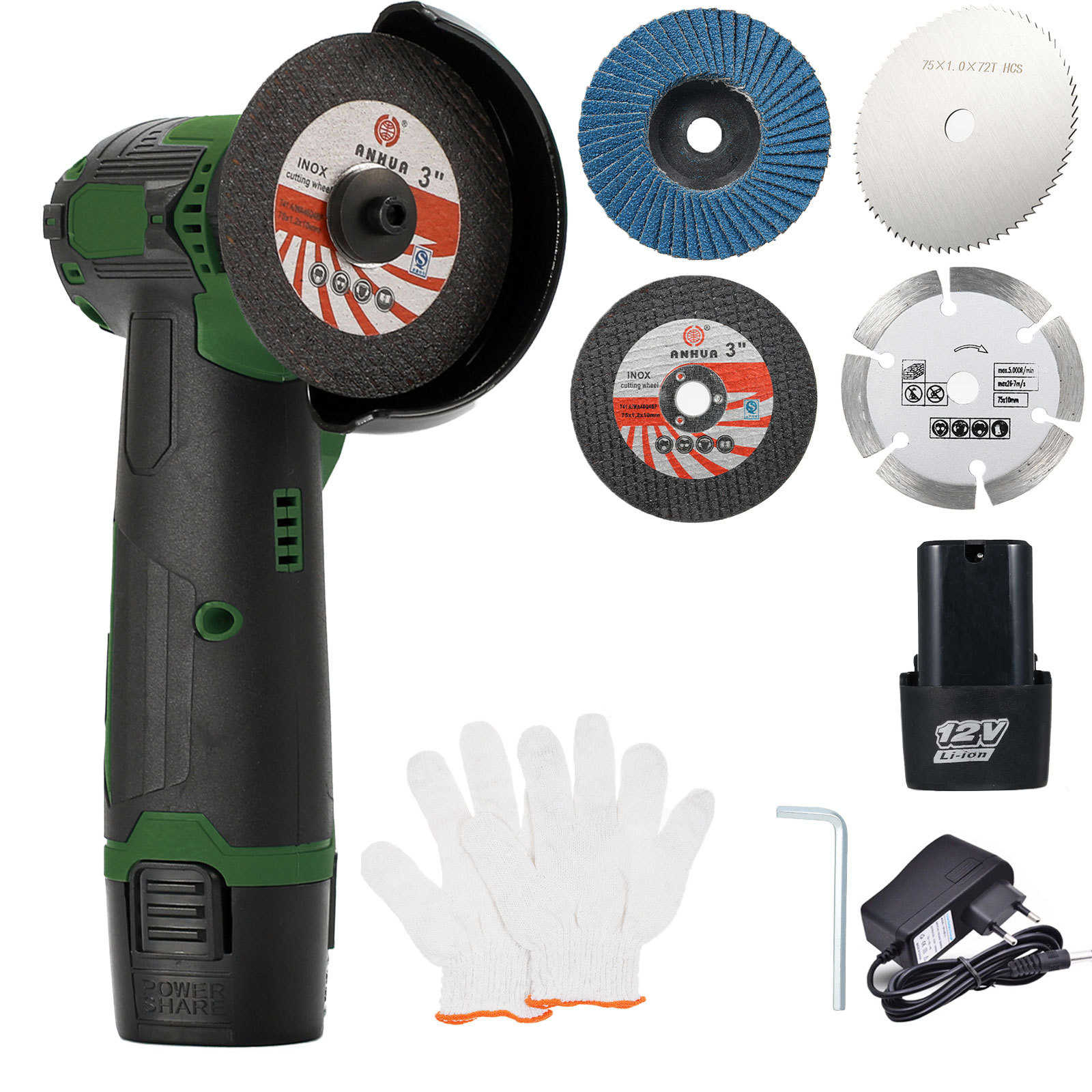 厂家直销充电无刷锂电角磨机切割打磨抛光打磨电动手砂轮工具神器