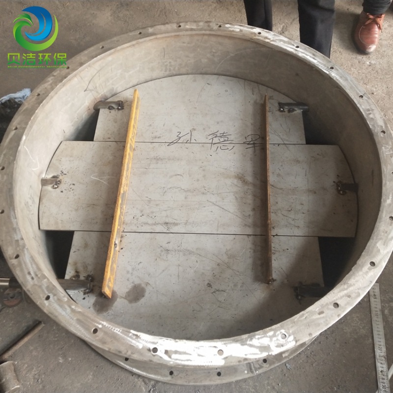 厂家供应贝洁手动圆风门圆形挡板门圆形调节门碳钢材质价格优惠