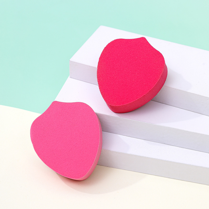 Polvo plano de fruta personalizado flote suave no comer polvo en el agua para aumentar el maquillaje esponja cojín de aire herramientas de maquillaje al por mayor