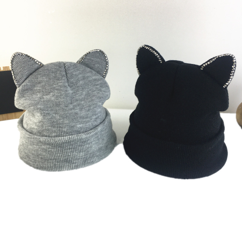Unisex Commute Solid Color Eaveless Wool Cap display picture 1