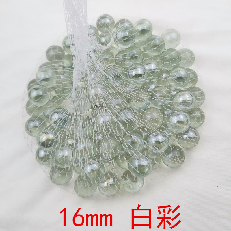 16mm mármoles de vidrio al por mayor juguetes nostálgicos cuentas de vidrio juego de damas tienda binaria de vidrio perlas sueltas bola artesanal