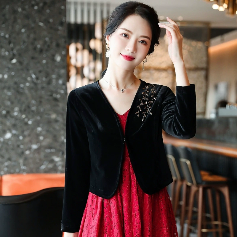 2023 Весенне-Осенняя мода Простое и щедрое элегантное приталенное повседневное приталенное универсальное модное короткое пальто с узкой талией