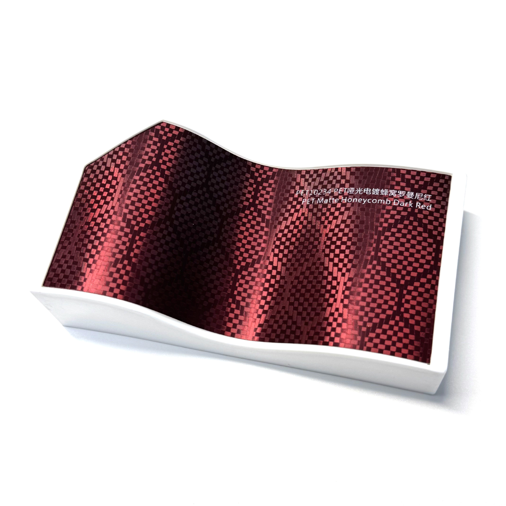 Cross-Border Export Automotive Pet Matte Electroplated Color-Changing Film for Car Body Decoration and Interior Modification, Automotive Honeycomb Color-Changing Film