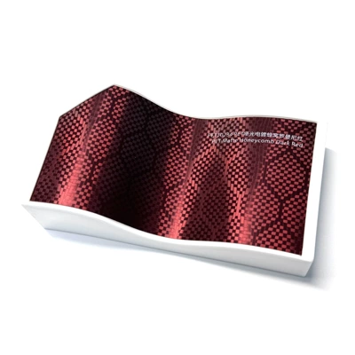 Auto Color Change Film – Honeycomb Color-Changing Film - pet-matte-electroplating-honeycomb-romani-red-152m17mroll-supports-slitting