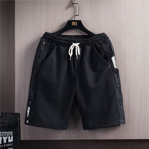 fashion brand breasted sports shorts men's summer loose students casual quintiles American outdoor basketball pants