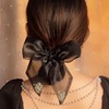 Hair rope from pearl with bow, hair accessory, Chanel style, internet celebrity