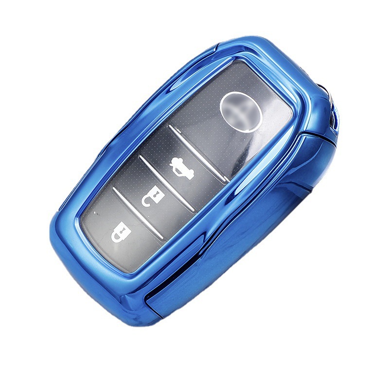 Amazon Venta caliente modelo adecuado para Toyota coche clave protectora Shell corona Highlander tarjeta Camry clave caso al por mayor