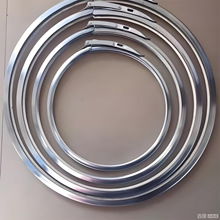 工厂直发304不锈钢V型槽桶箍增压器法兰双倍涡轮沟槽快装抱管卡箍